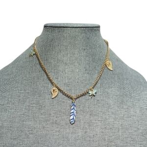 ✨ One-of-a-Kind Upcycled feather Charm Necklace ✨